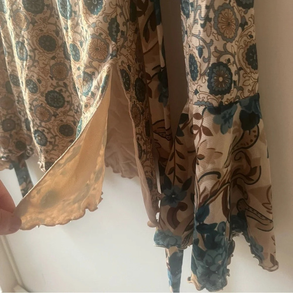 ☀️Vintage 90s Y2K Fairycore Floral Blouse Top - Picture 4 of 8